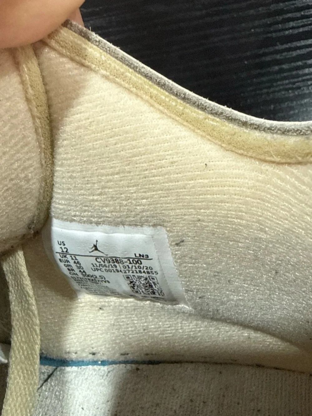Off white jordan 4 12 men
